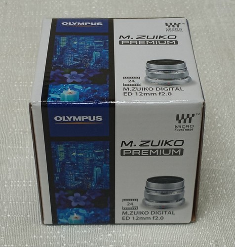 Olympus M.Zuiko Digital ED Objektiv 12 mm f/2 für Micro Four Thirds – schwarz
