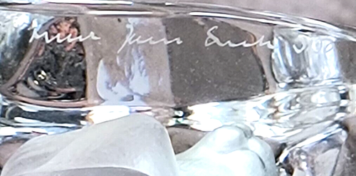 Baby Seal by Mats Jonasson Crystal Clear Paperweight Signed, Sweden, 3.25" Tall - Picture 17 of 17