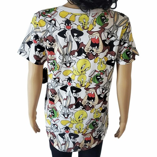 NEU MIT ETIKETT BUGS BUNNY PIOLINE LOONEY TUNES JUNIOREN DAMEN KURZÄRMLIGES T-SHIRT GRÖSSE M - Bild 5 von 5
