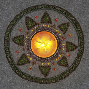 Wandbild Bilder Mandala Orbis Leinwand 30x30 Cm Ebay