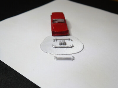 Minic Autobahn Austin A40 M1557 3D Druck Stoßstange und Kühlergrill Set in Silber. 3DPD