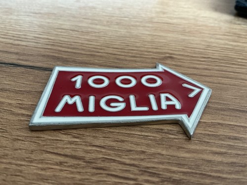 Abzeichen ,Auto,Kühler Emblem, 1000 Miglia  Oldtimer,badge, Repro - Picture 1 of 4