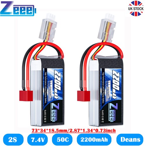 Zeee 2s 3s 4s 6s Lipo Battery 2200mAh 50C-120C Soft Case Lipo for RC Car Truck - Picture 9 of 17
