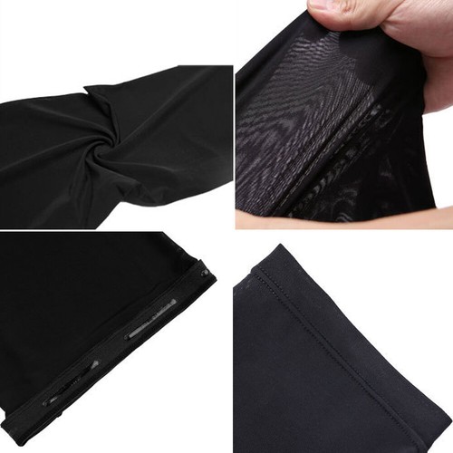 Women Men Ice Silk Leg Sleeves Knee Compression Cooling Cover Sports Cycling - Picture 8 of 26