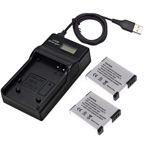 Battery or LCD charger for Panasonic DMW-BCM13E Lumix DMC-FT5 DMC-ZS40 DMC-ZS50 - Bild 33 von 45