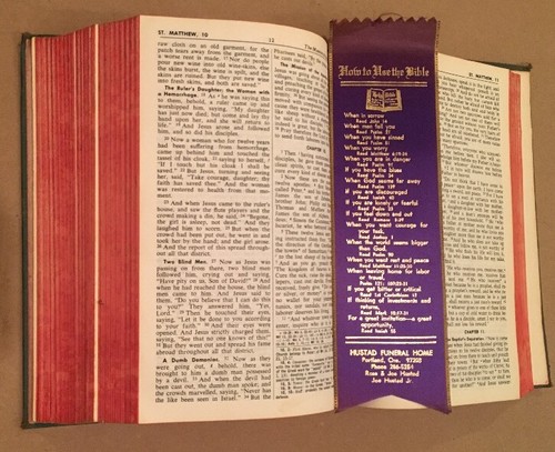 Vintage 1963 Holy Bible Saint Joseph Textbook Edition Confraternity Catholic HC - Picture 8 of 11