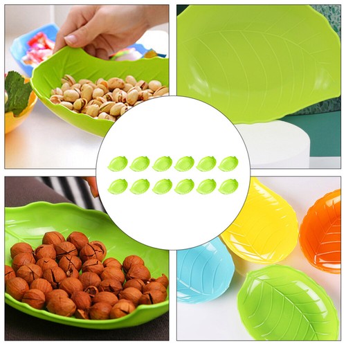 12pcs Plastic Fruit Tray Dried Fruit Plate Household Fruit Tray - Picture 6 of 12