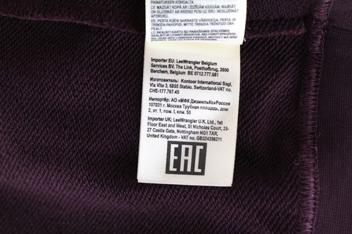 Wrangler Herren M Lila Baumwolle Kapuzenpullover Pullover Logo - Bild 7 von 8