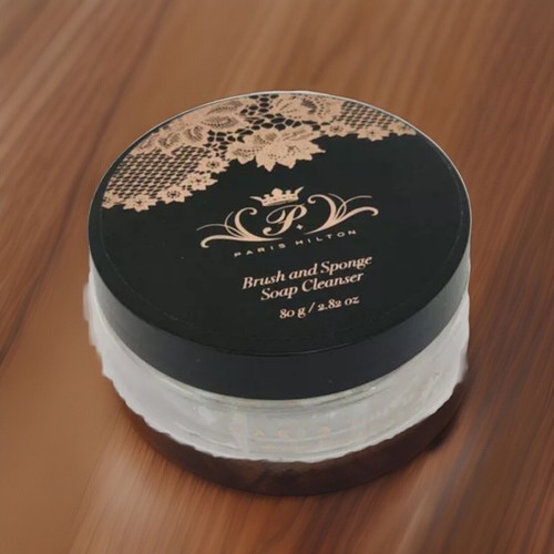 Paris Hilton Makeup Brush & Sponge Soap Cleanser Cleaner 2.82 oz. Black Lid NEW - Picture 4 of 4