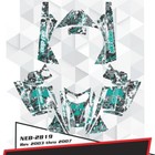 GRAPHIC DECALS STICKERS WRAP KIT FOR SKI-DOO REV MXZ SUMMIT GTX 03-07 NEB-2819