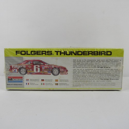 #6 Folgrers Valvoline Thunderbird Mark Martin Monogram 1/24 Plastic Model #2928 - Picture 6 of 9