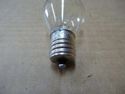 5 Pack Of 15 Watt S11 Clear Vanity Light Bulbs Intermediate Base - Picture 3 of 3