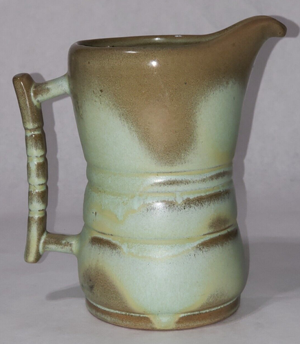 Lovely Vintage Frankoma Prairie Green and Brown Plainsman Pitcher #260 - Picture 16 of 16