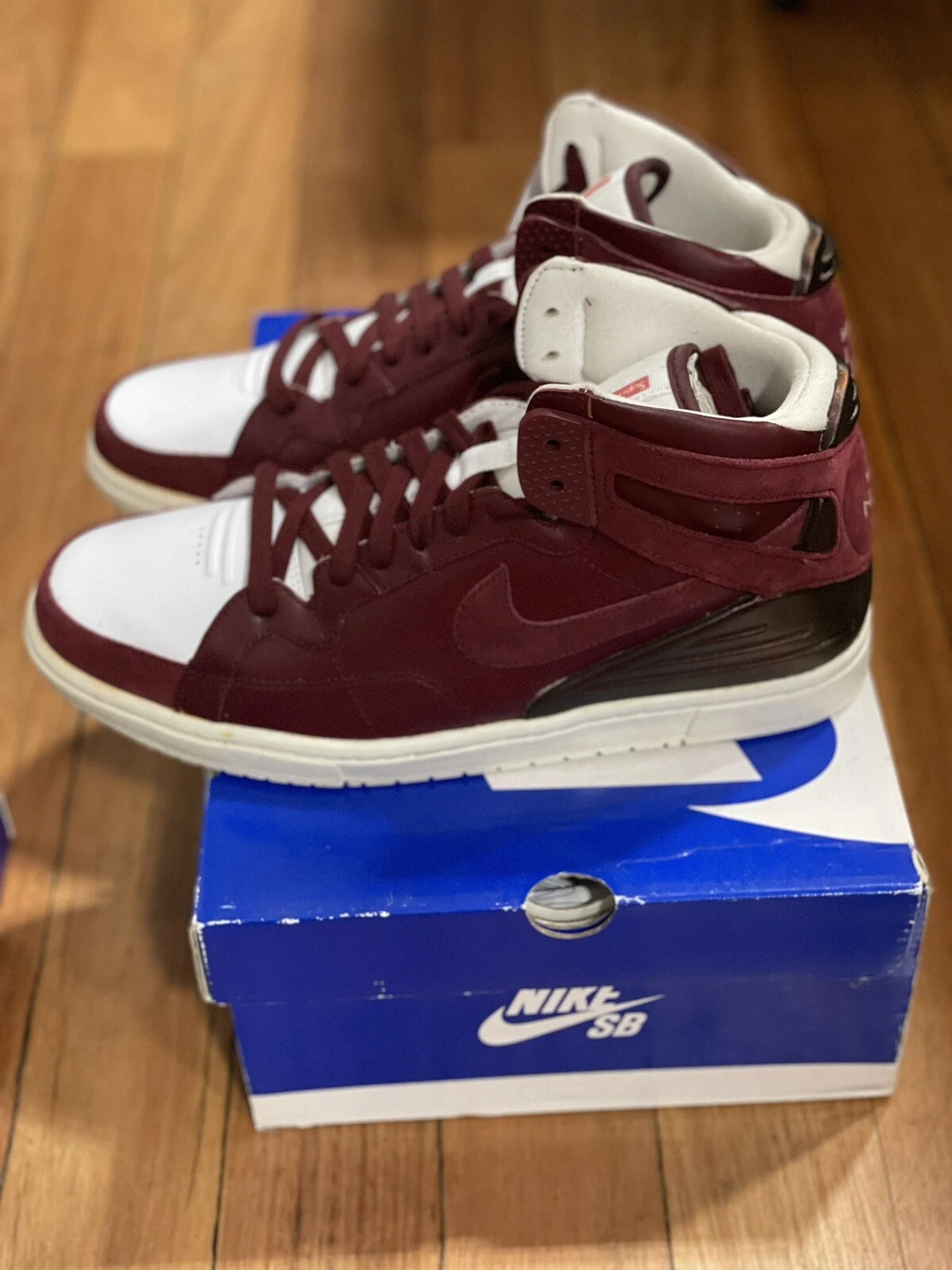 Baskets Supreme Nike Zoom Air 94 Hi taille 10 neuves Cherrywood Deliciousness ?