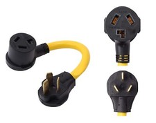 NEMA 10-50P to 10-30R Power Adapter 240V 30 Amp Dryer Cord