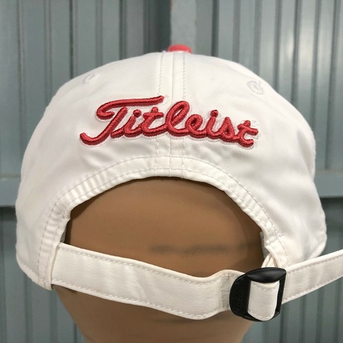Gorra de béisbol Titleist roja clara con tirantes de golf - Imagen 4 de 6