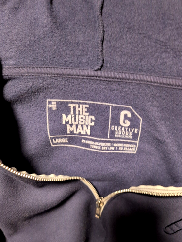 The Music Man (2022 Broadway Revival) Hooded Sweatshirt L - NEW - No Tags - RARE - Picture 4 of 5