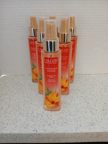 Calgon Body Spray Mist Perfume Hawaiian Ginger Lot of 6 Bottles 5 oz Each - Picture 7 of 7