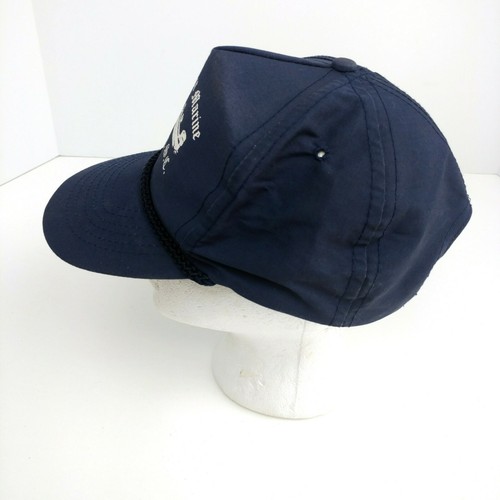 Vintage Pine Crest Marine Hat Lexington South Carolina Cap Navy Blue - Picture 2 of 6