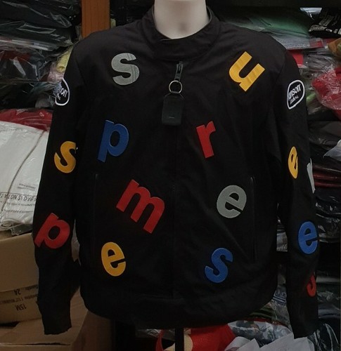 Supreme Vanson Leathers Cordura Mesh Jacket Black