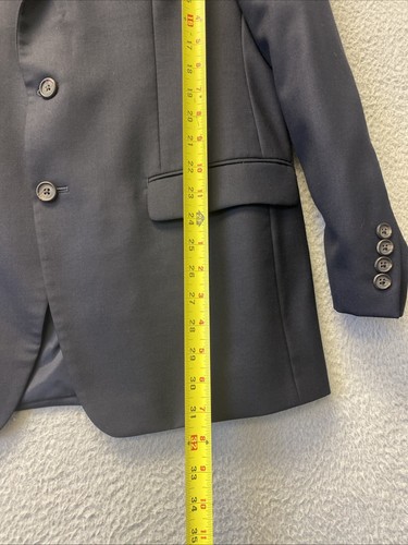 Ralph Lauren Mens Single Breasted Custom Suit 40R / 34W Navy Blue /111-56 - Picture 5 of 18