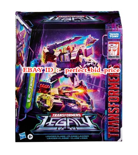 New Transformers Blitzwing Decepticon Triple Changers Hasbro Legacy Leader Toys - Picture 8 of 9