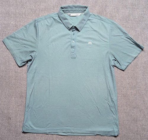 Travis Mathew gebrauchtes Herren Golf Polo XLarge hellgrün