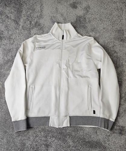 G-star Raw 3301 Block R Vest SW L/S Jacket Mens Extra Large White thick jacket - Picture 11 of 11
