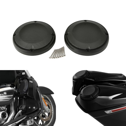 6.5" Lower Vented Fairing Speaker Grill Fit For Harley Touring Road King 83-21 - Bild 2 von 10