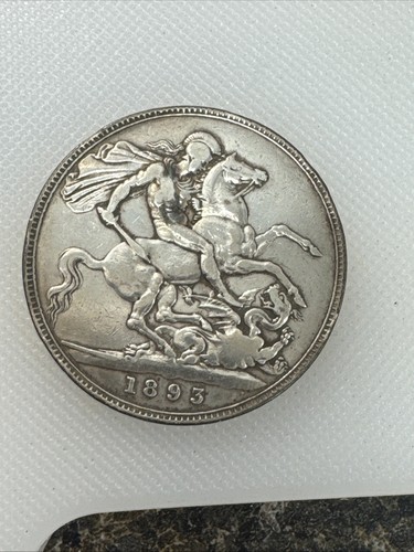 1893 Great Britain Crown TJ - Picture 2 of 2
