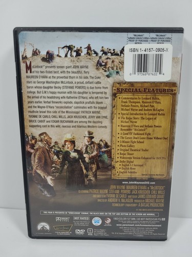 McLintock (DVD, 2005, Collectors Edition) John Wayne - Imagen 2 de 4