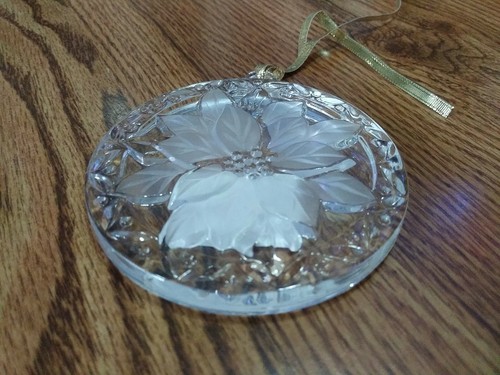 Set of 3 MIKASA Crystal Festive 3 1/4" ~ Christmas Ornaments ~ New! - Picture 11 of 12