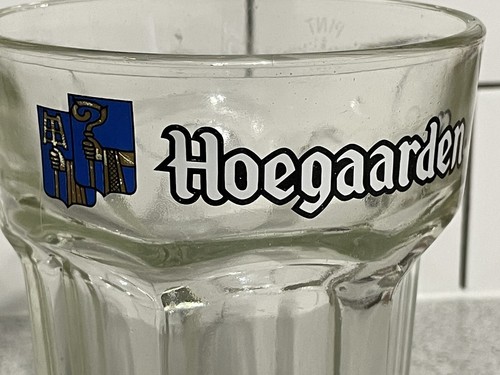 HEAVY VERTICALLY RIBBED PINT GLASS 'HOEGAARDEN' CROWN MARK 303 OKTOBERFEST - Picture 7 of 7