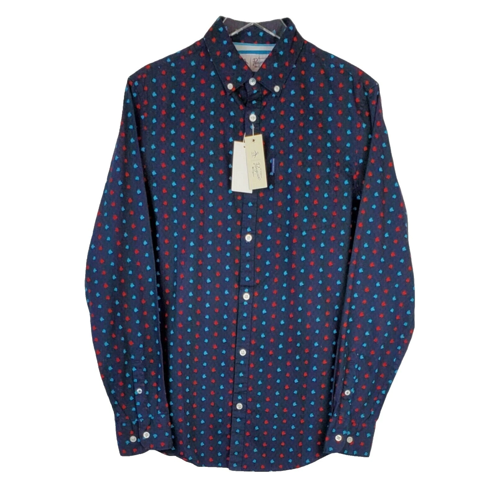 Original Penguin Polyester Casual Button-Down Shirts for Men