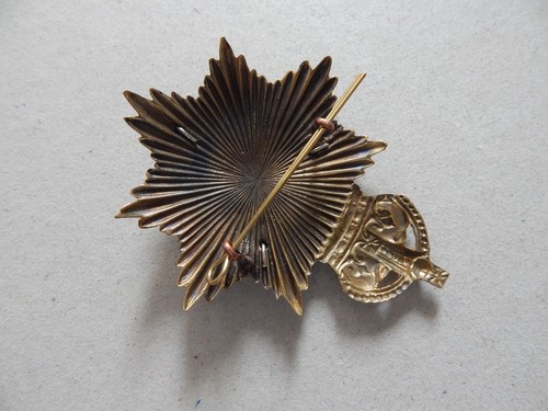 British 1st City of London Rifle Brigade Shako Badge 10.8cms 8.5cms K/C BH - Picture 2 of 2