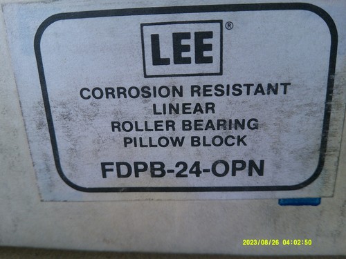 Lee Linear Roller Bearing Pillow Block FDPB-24-OPN - Picture 2 of 2