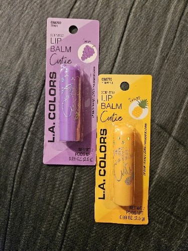 4 Stück - L.A. Farben duftender Lippenbalsam Cutie - verschiedene Geschmacksrichtungen - Bild 3 von 3