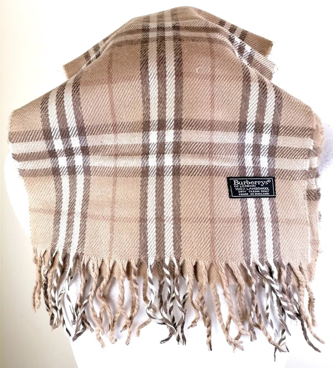 Burberry clearance tan scarf
