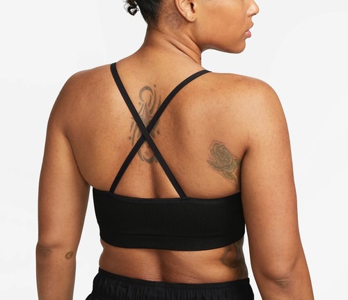 NWT Women's Nike Indy Ribbed Light-Support Non-Padded Sports Bra S - L MSRP $38 - Picture 4 of 10
