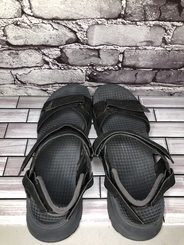 Merrell Black Synthetic Hiking AnkleStrap Performance Sandals Men sz 14M US/47EU - Picture 4 of 19