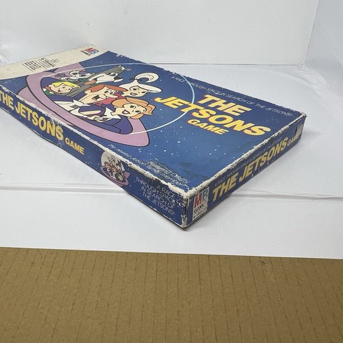 1985 Milton Bradley The Jetsons A Race Through Space Board Game w/Box INCOMPLETE - Picture 5 of 12