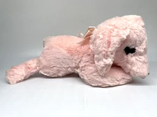 Pink Dog Satin Ears Plush Music Box Rock A Bye Baby Thorens Swiss RARE Vintage