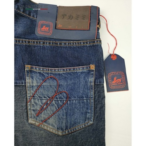 Jeans Paul Smith RED EAR Blu Scuro Regular Fit Gamba Dritta LIMITED EDITION - Bild 2 von 10
