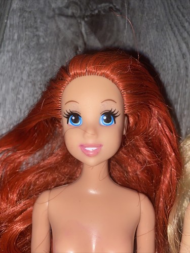 Disney Prinzessin Barbie Puppe Konvolut Arielle, Bella, Rapunzel 3 Puppen Nude - Bild 2 von 20