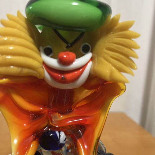 Vintage Italian Murano Glass Clown - Picture 6 of 7