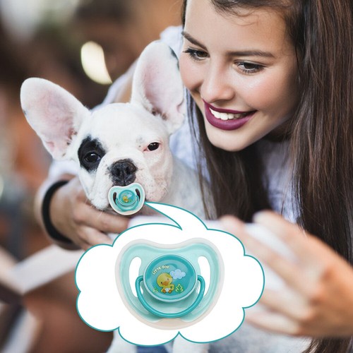 1*Silicone Pacifier Pet Toys Dog Puppy Chew Toy Puppy Teething Toy For Small Dog - Picture 11 of 15