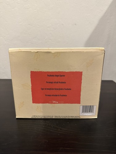 Disney Figure/Figurine Resin Hinged Box - POCAHONTAS w/Meeko & John Smith - Picture 7 of 7