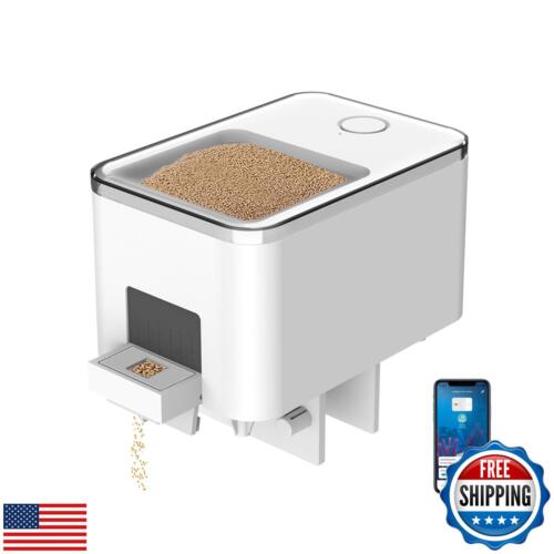 GEZIEKID Bluetooth Fish Feeder Automatic Dispenser for Aquarium, Food Dispens