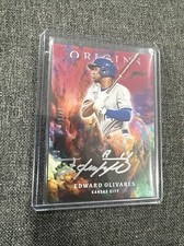 2021 Panini Origins Signatures Red #17 Edward Olivares Autograph /99