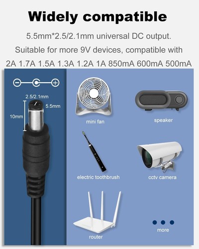 15V AC Adapter Charger For Polk Audio SR1 Wireless Surround Speaker AM8419 Power - Picture 3 of 5
